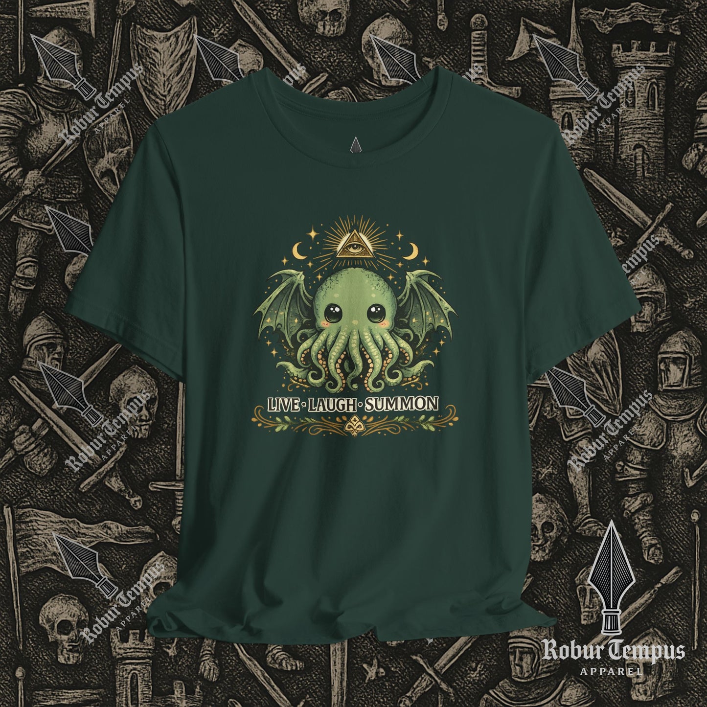Live Laugh Summon Cthulhu Graphic T-Shirt