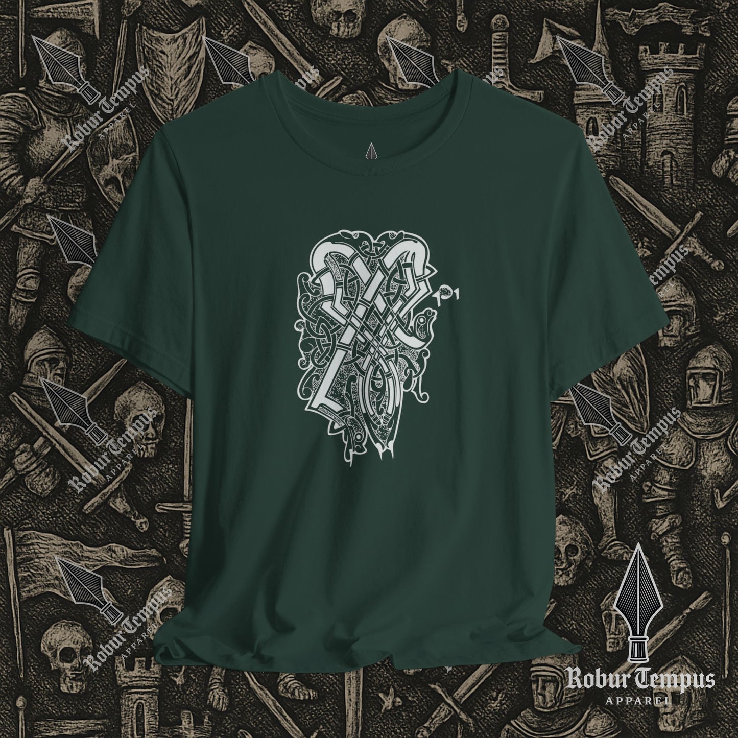 Nordic Dragon Pattern T-Shirt