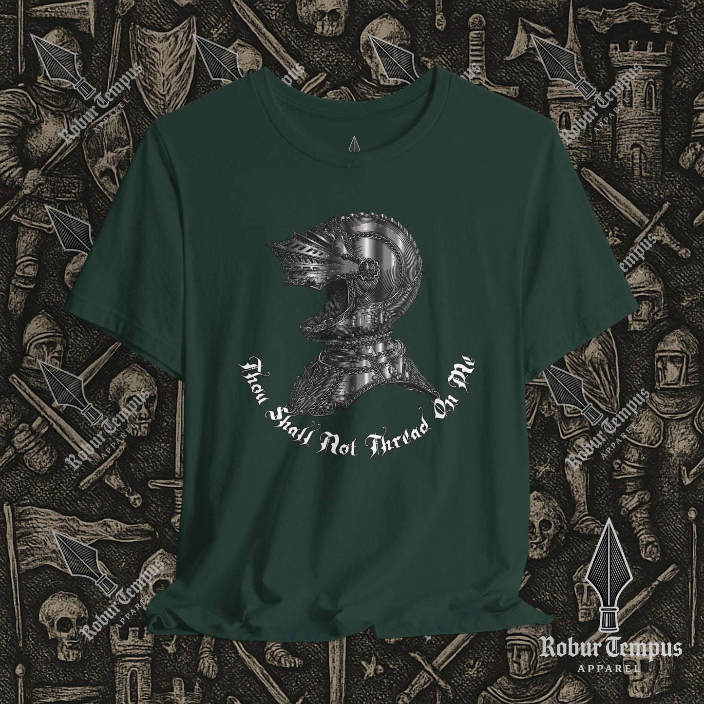 Thou Shall Not Thread On Me Helmet T-Shirt