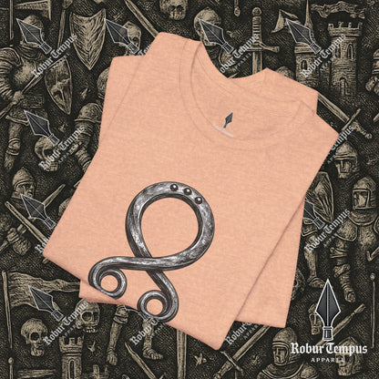 Steel Troll Cross Norse Charm Graphic T-Shirt