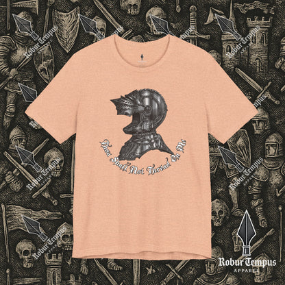Thou Shall Not Thread On Me Helmet T-Shirt