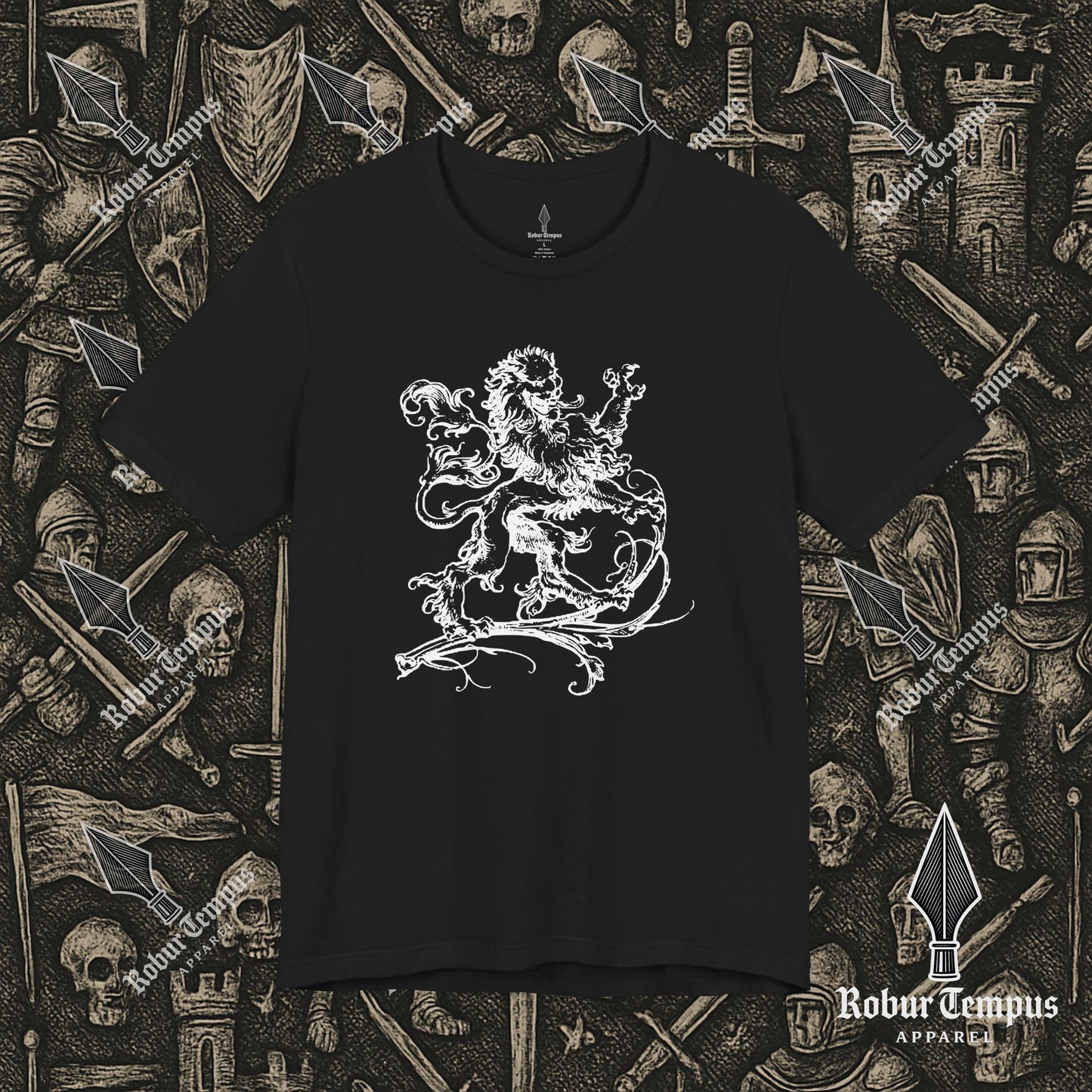 Lion Illustration T-Shirt