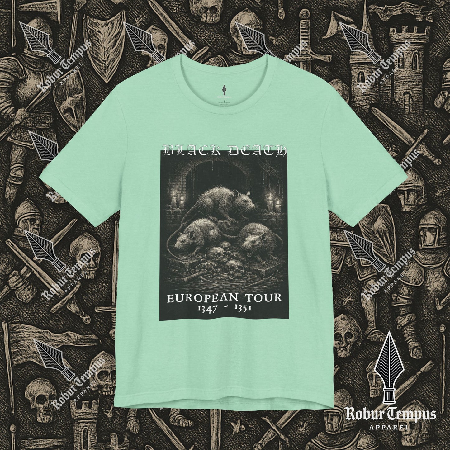 Black Death European Tour 2 Graphic T-Shirt
