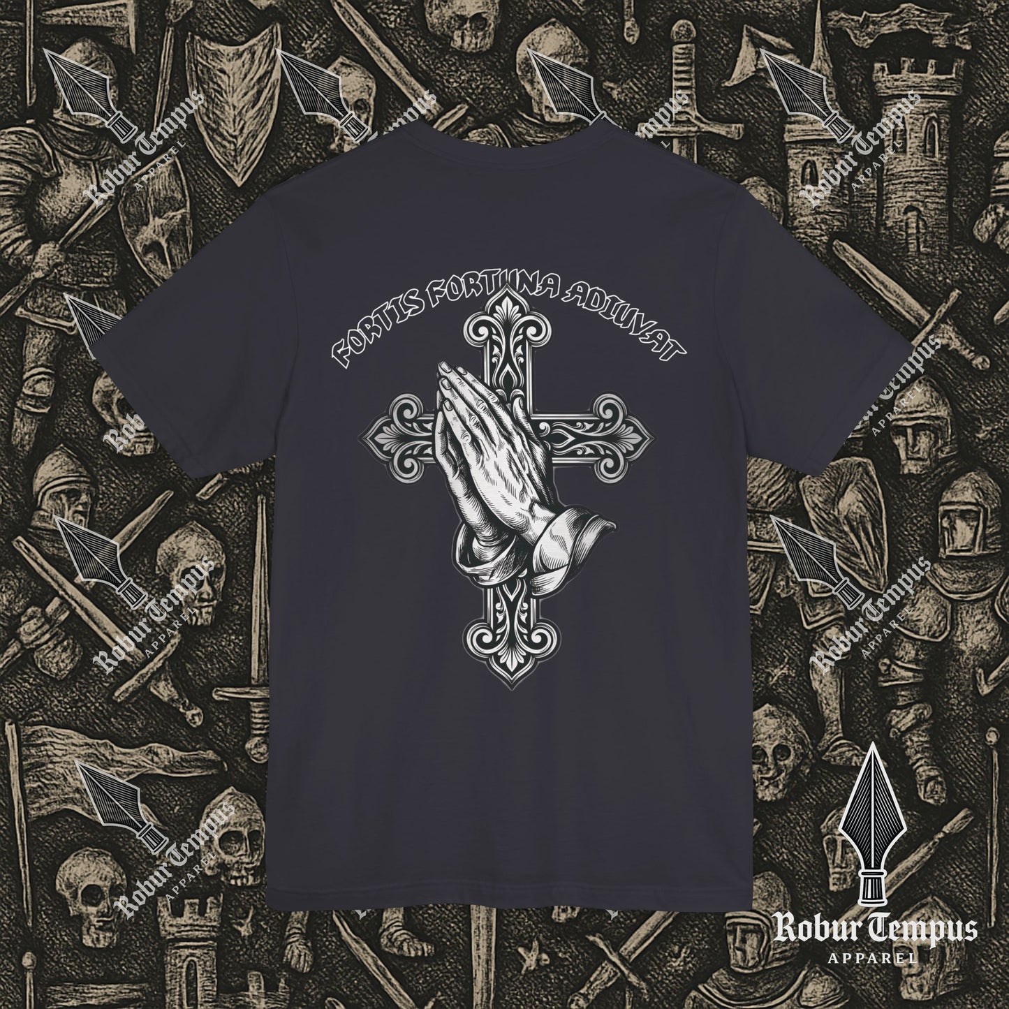 Fortis fortuna adiuvat back print T-Shirt