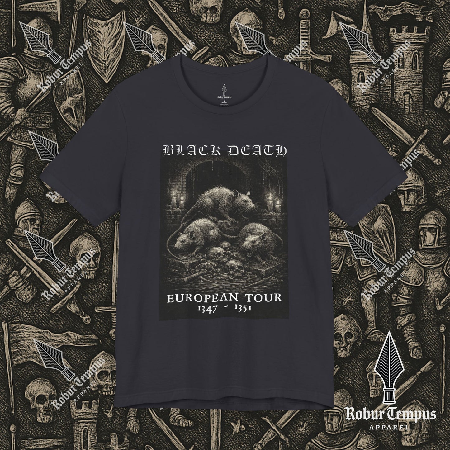 Black Death European Tour 2 Graphic T-Shirt