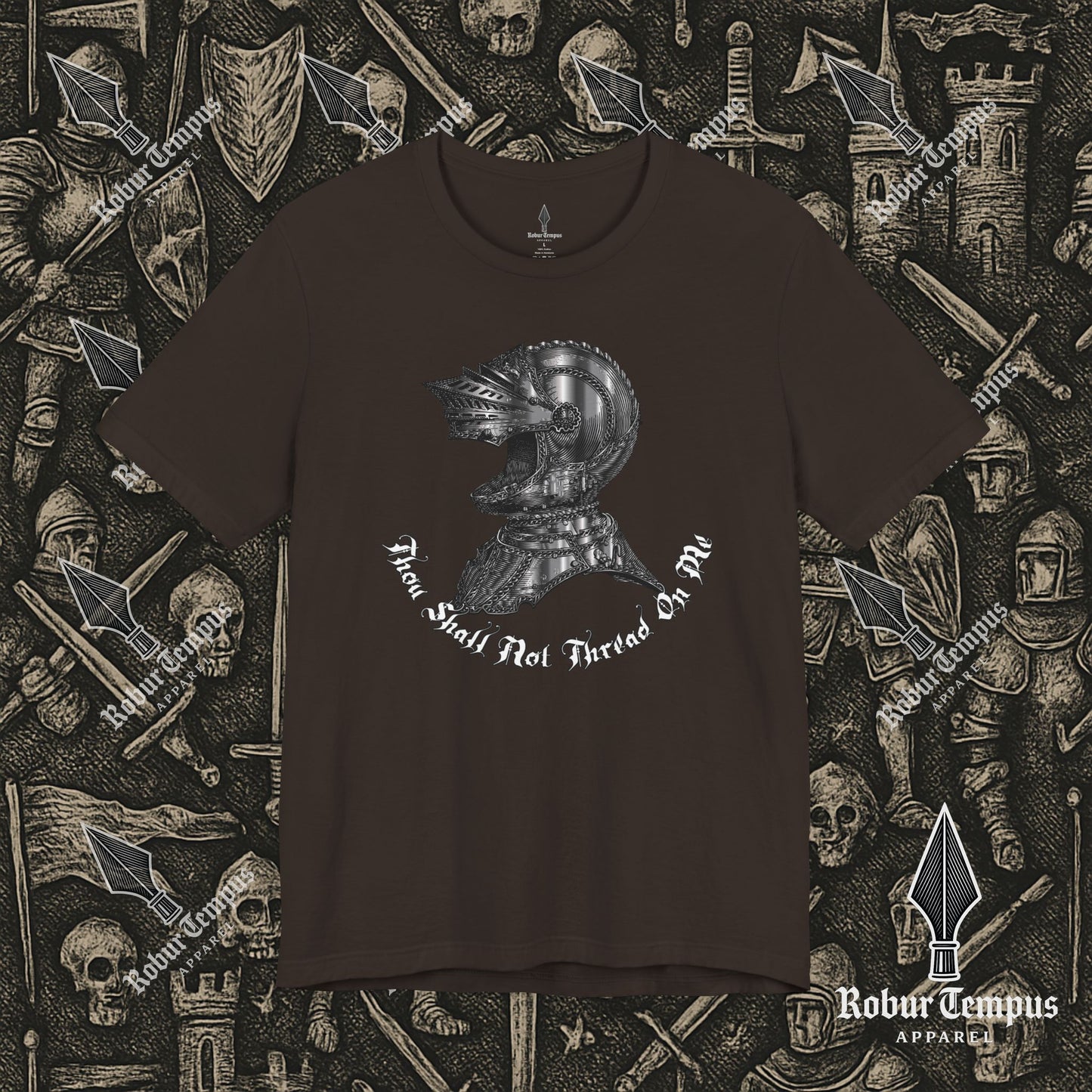 Thou Shall Not Thread On Me Helmet T-Shirt