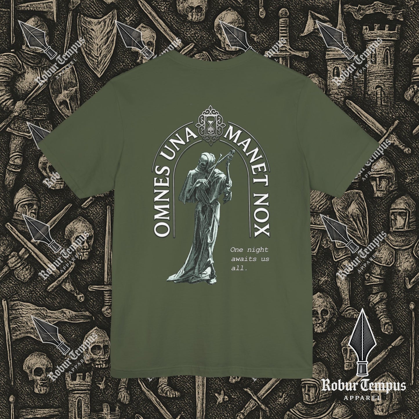 The Reaper Awaits back print T-Shirt