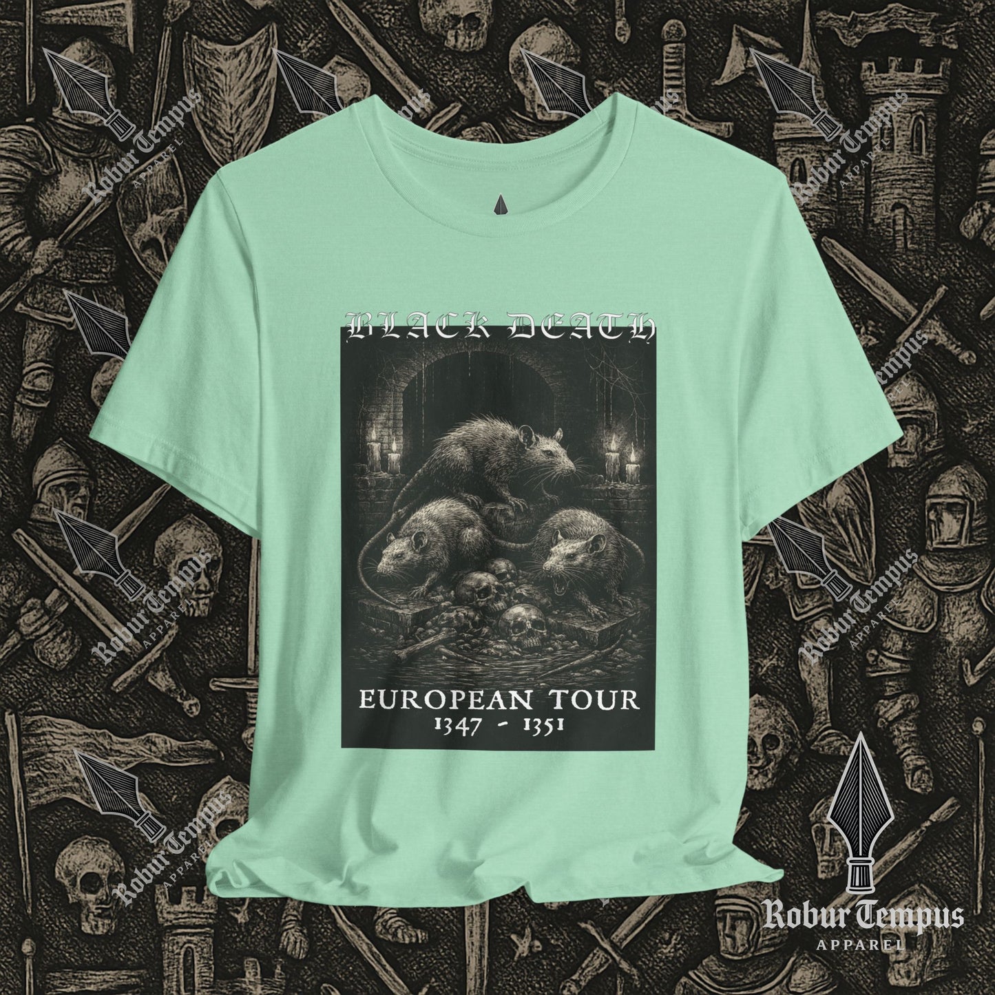 Black Death European Tour 2 Graphic T-Shirt