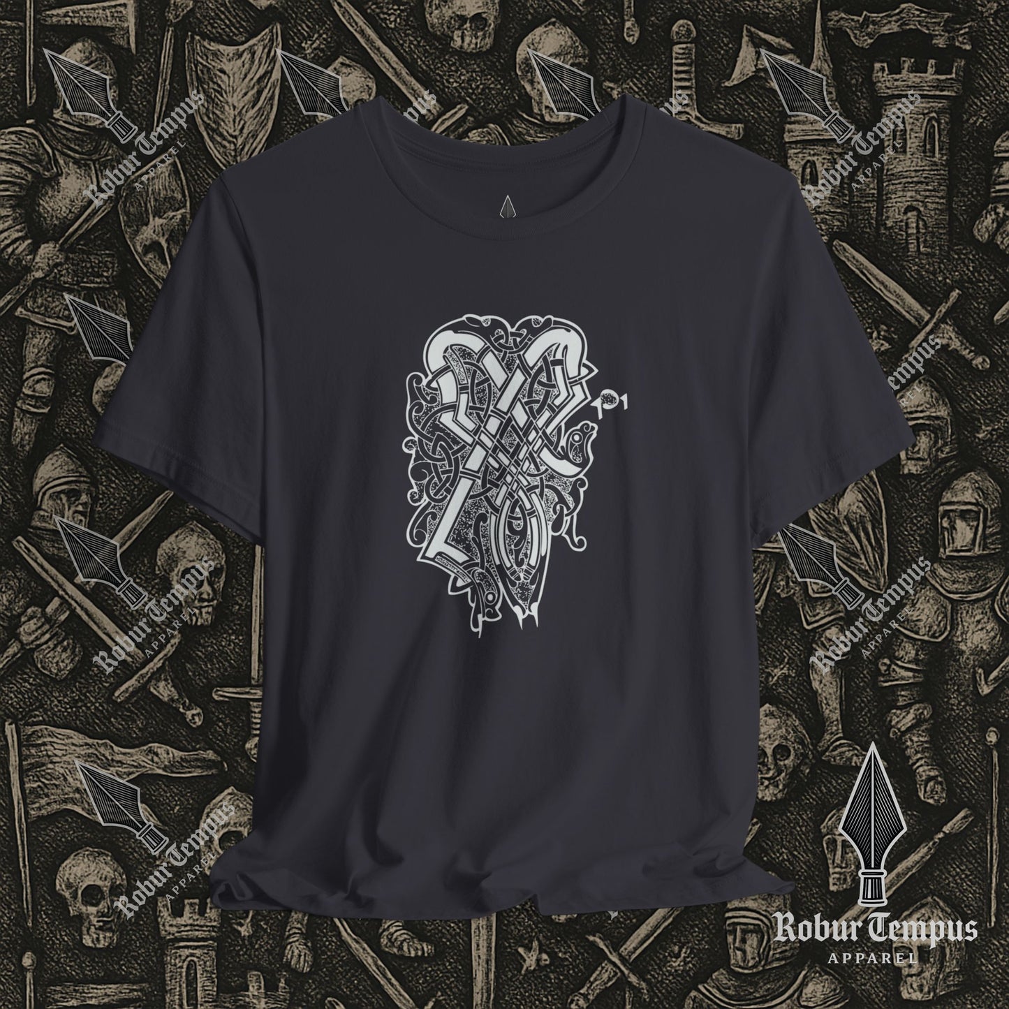 Nordic Dragon Pattern T-Shirt
