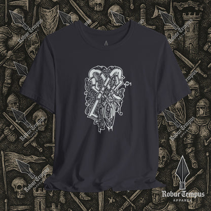 Nordic Dragon Pattern T-Shirt