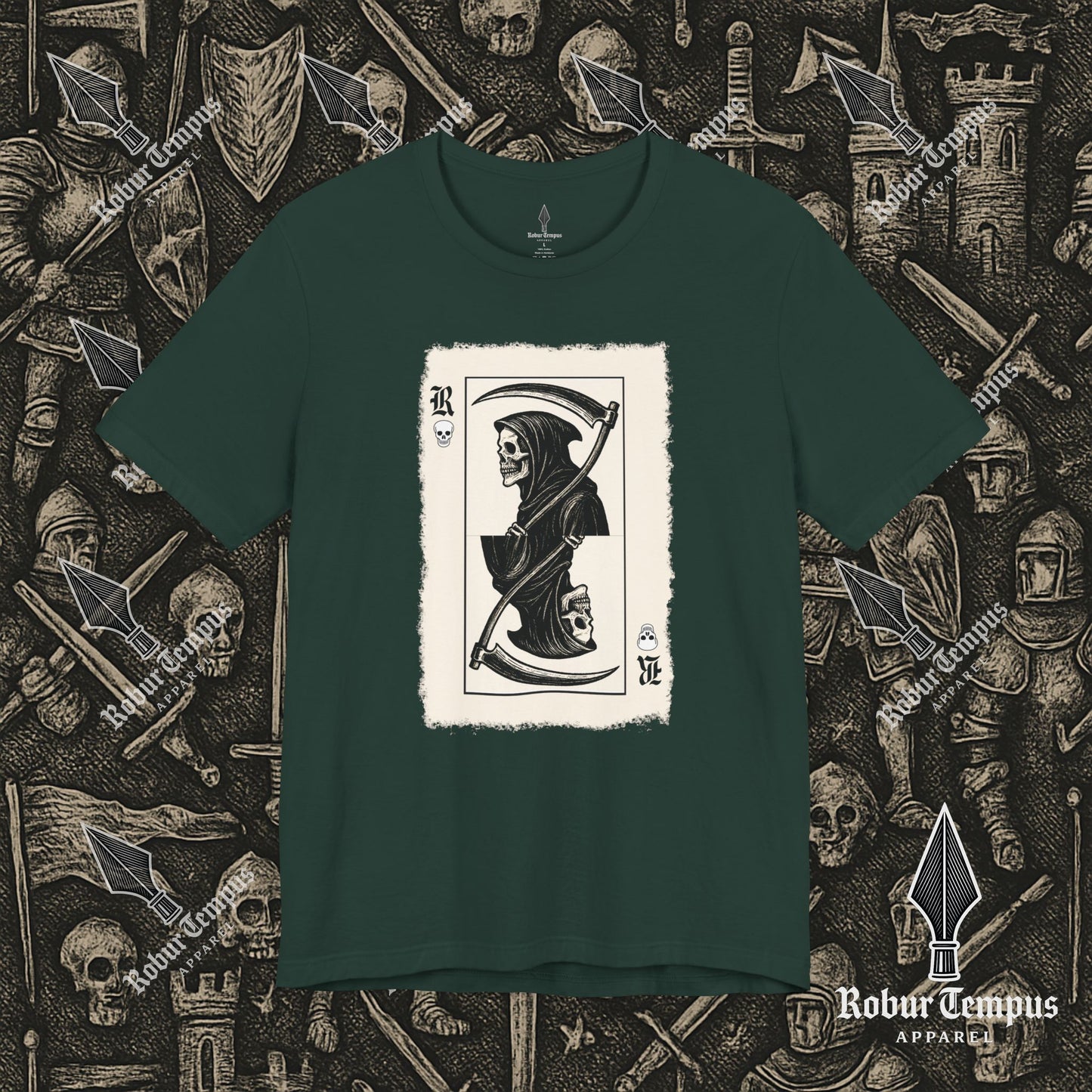 Grim Reaper Card T-Shirt