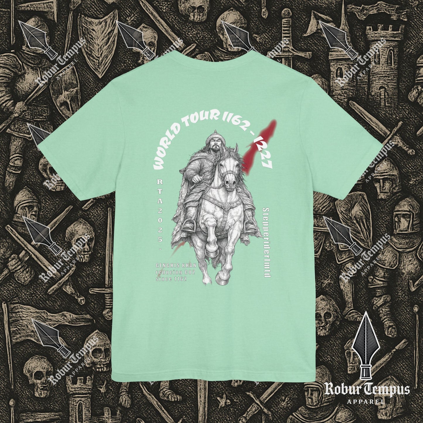 Genghis Khan World Tour back print T-Shirt