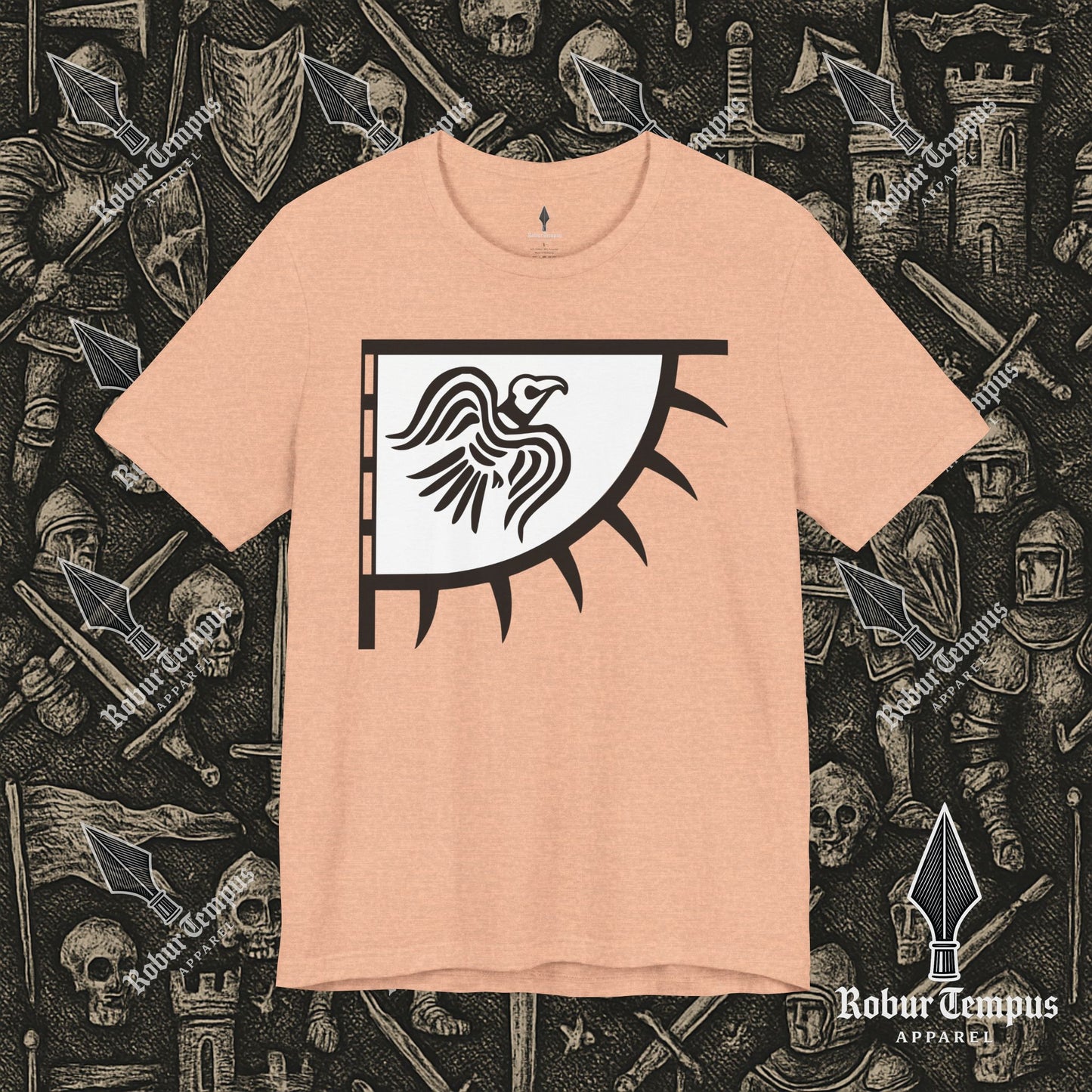 Norse Raven Banner Graphic T-Shirt