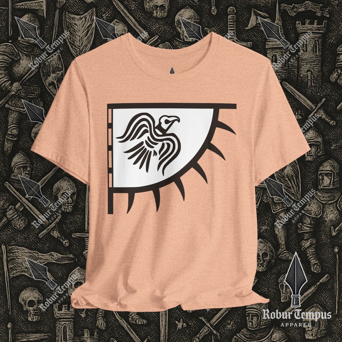 Norse Raven Banner Graphic T-Shirt