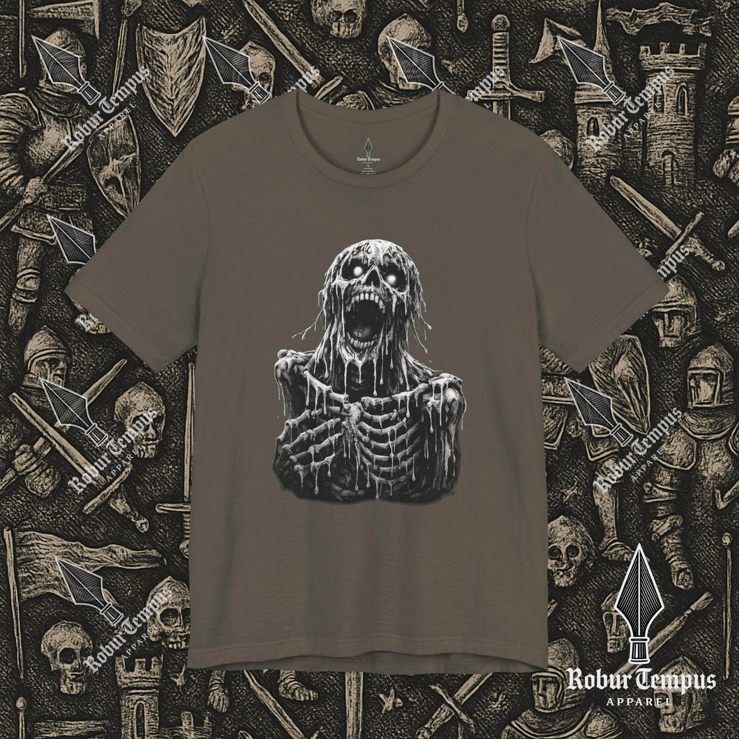 Screaming Skeleton Graphic T-Shirt