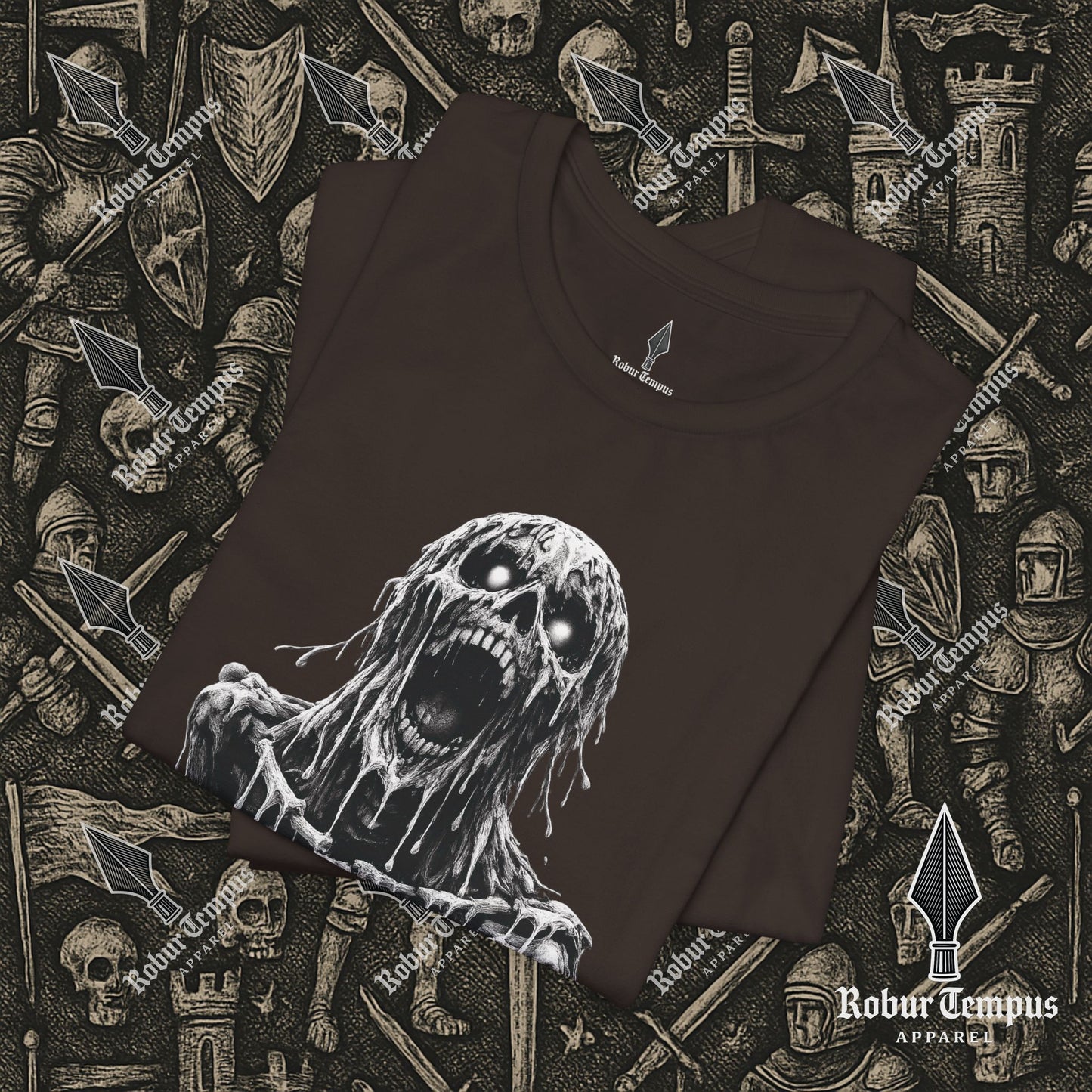 Screaming Skeleton Graphic T-Shirt