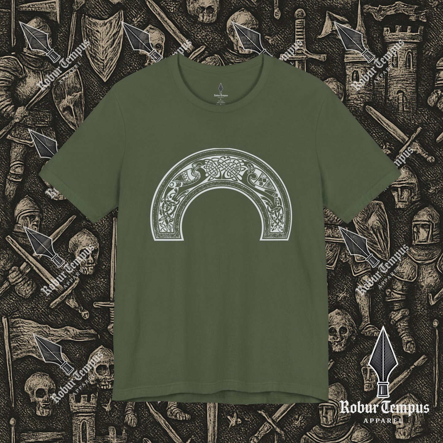 Nordic Horseshoe Pattern T-Shirt
