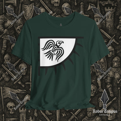 Norse Raven Banner Graphic T-Shirt