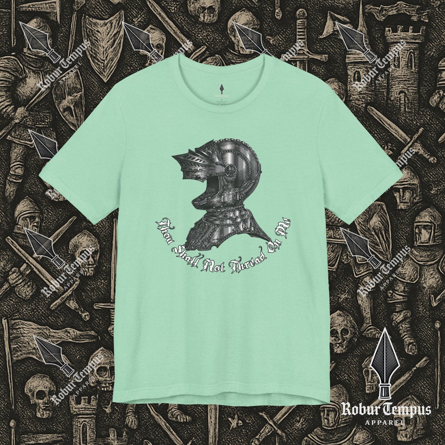 Thou Shall Not Thread On Me Helmet T-Shirt
