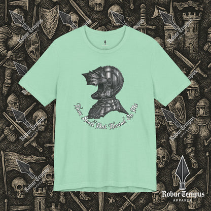 Thou Shall Not Thread On Me Helmet T-Shirt