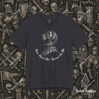 Thou Shall Not Thread On Me Helmet T-Shirt