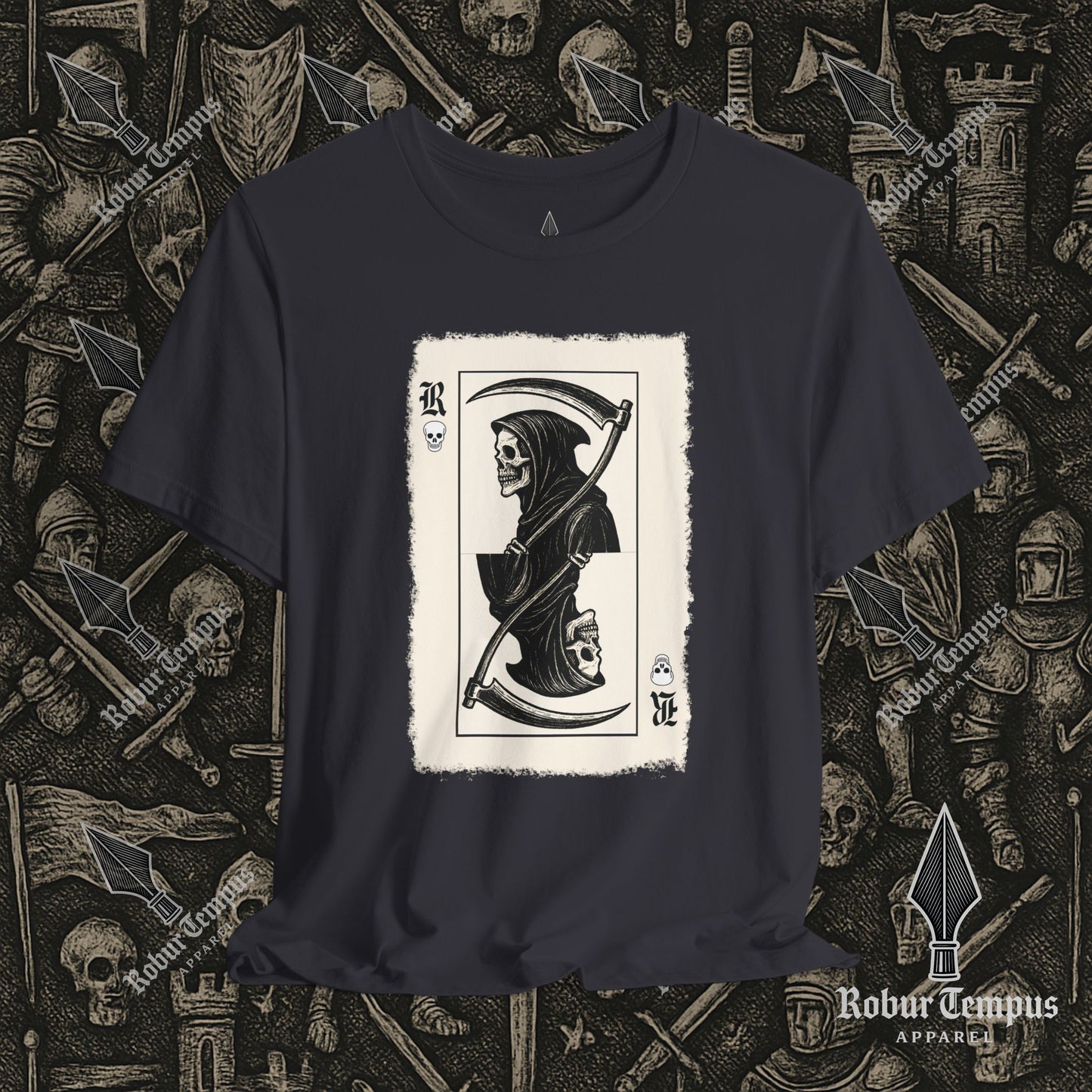 Grim Reaper Card T-Shirt