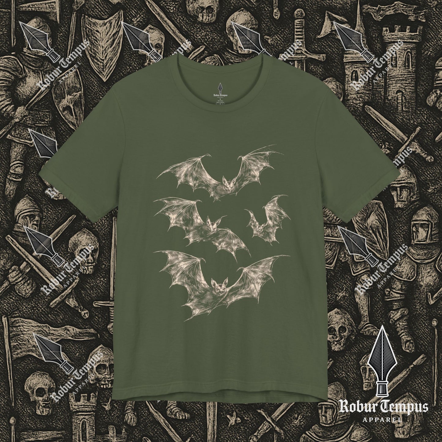 Four Bats Graphic T-Shirt