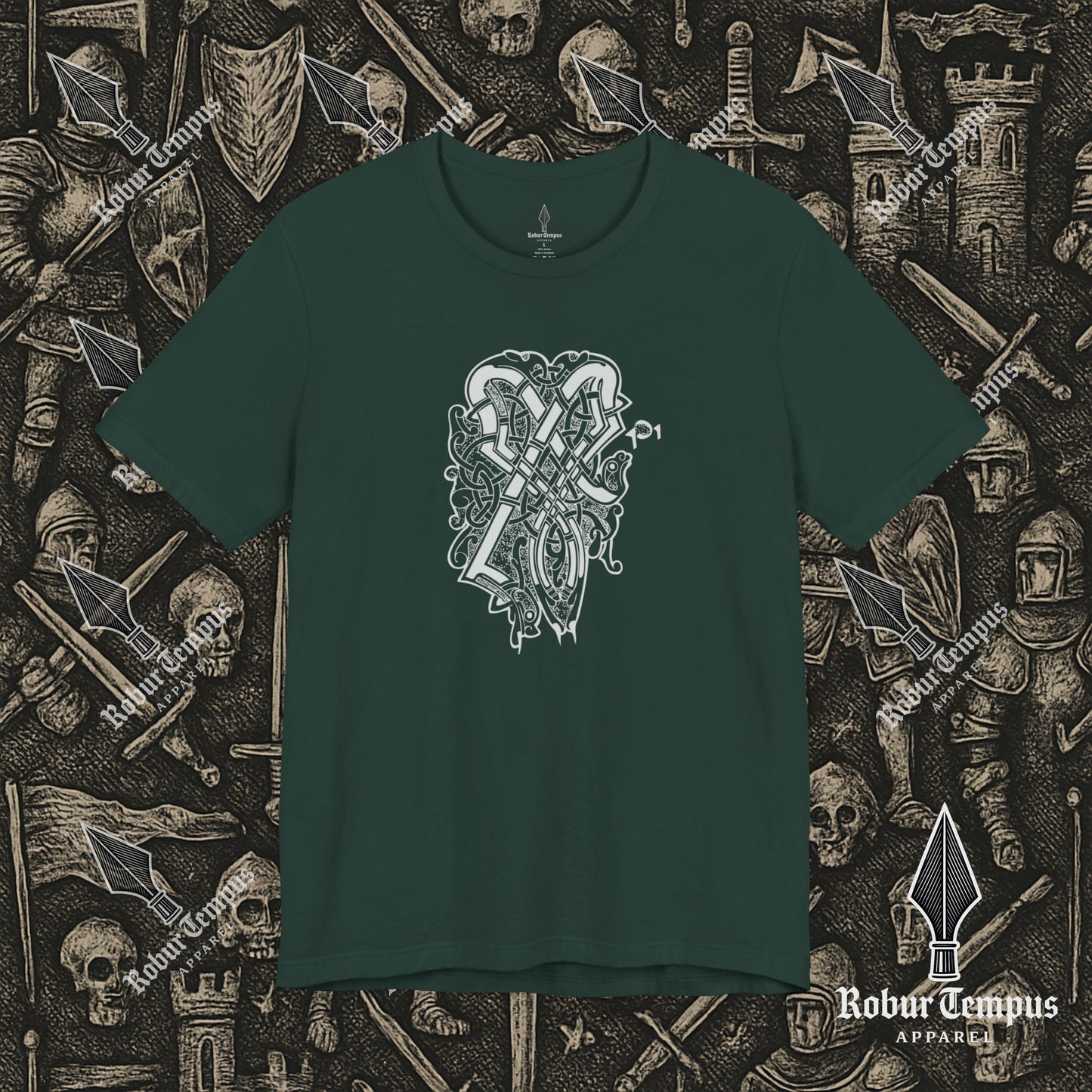 Nordic Dragon Pattern T-Shirt
