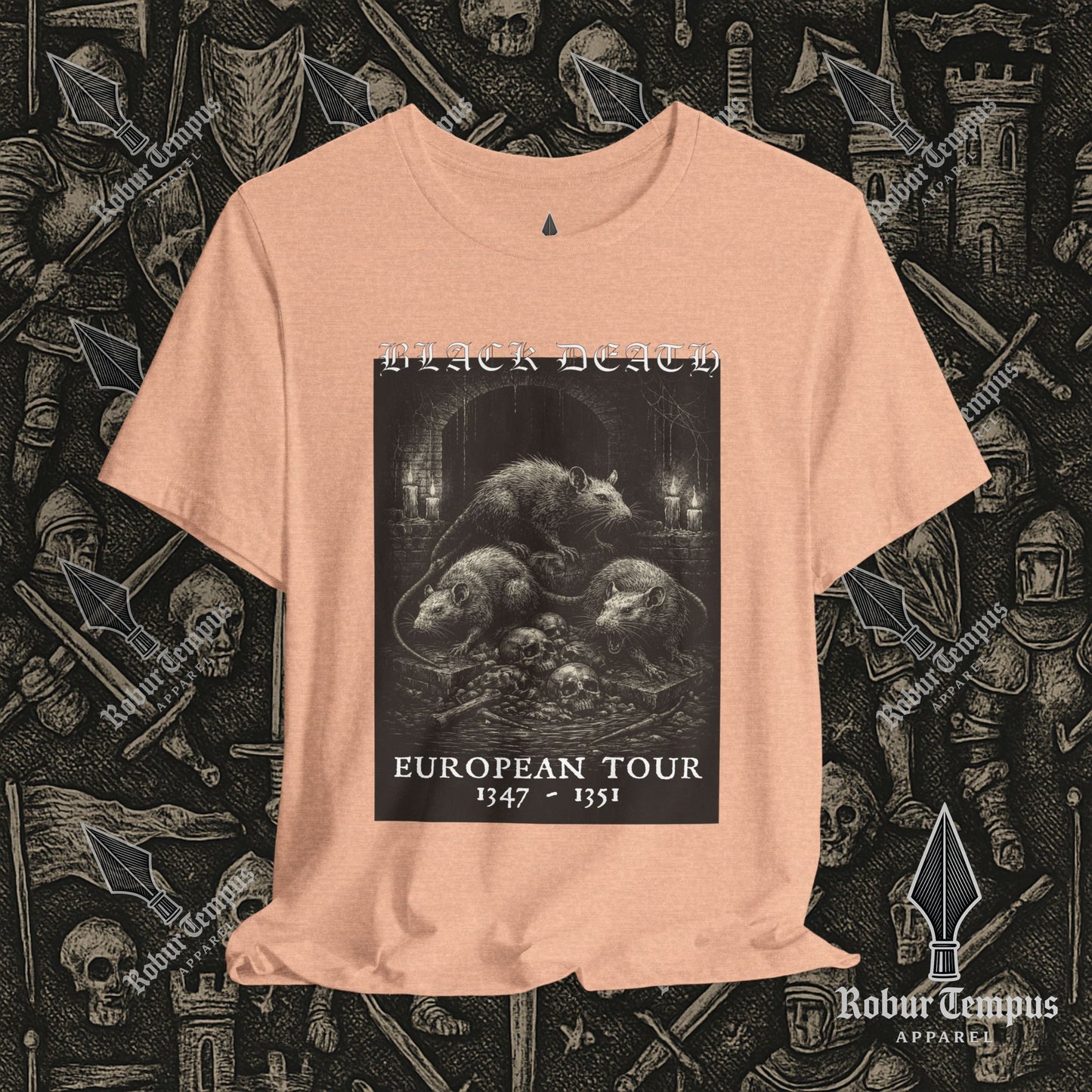 Black Death European Tour 2 Graphic T-Shirt