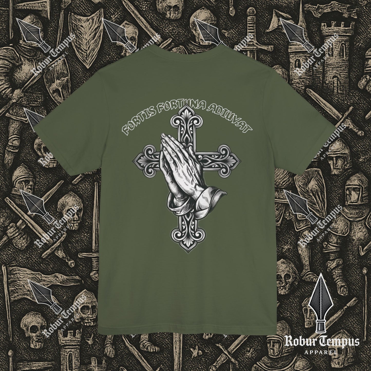 Fortis fortuna adiuvat back print T-Shirt