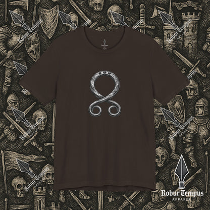 Steel Troll Cross Norse Charm Graphic T-Shirt