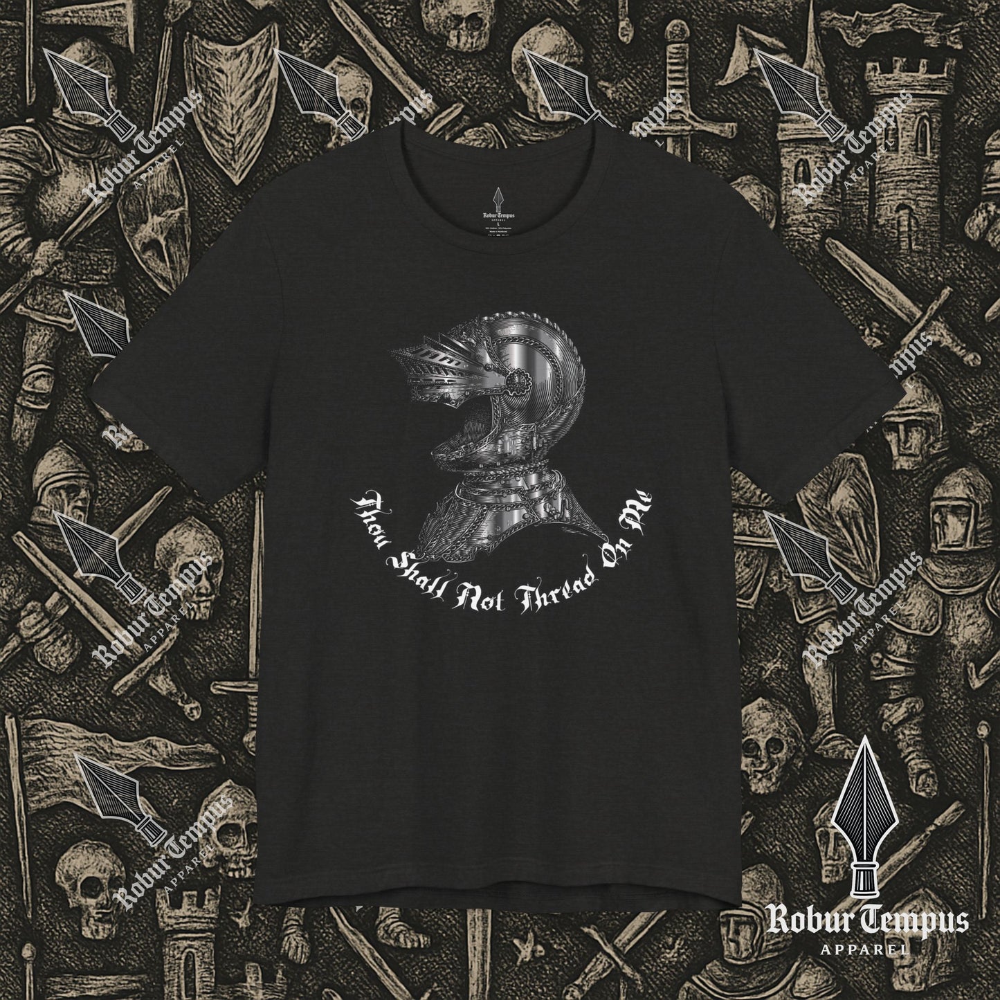 Thou Shall Not Thread On Me Helmet T-Shirt