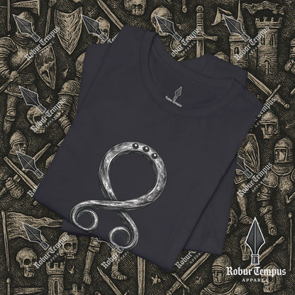 Steel Troll Cross Norse Charm Graphic T-Shirt
