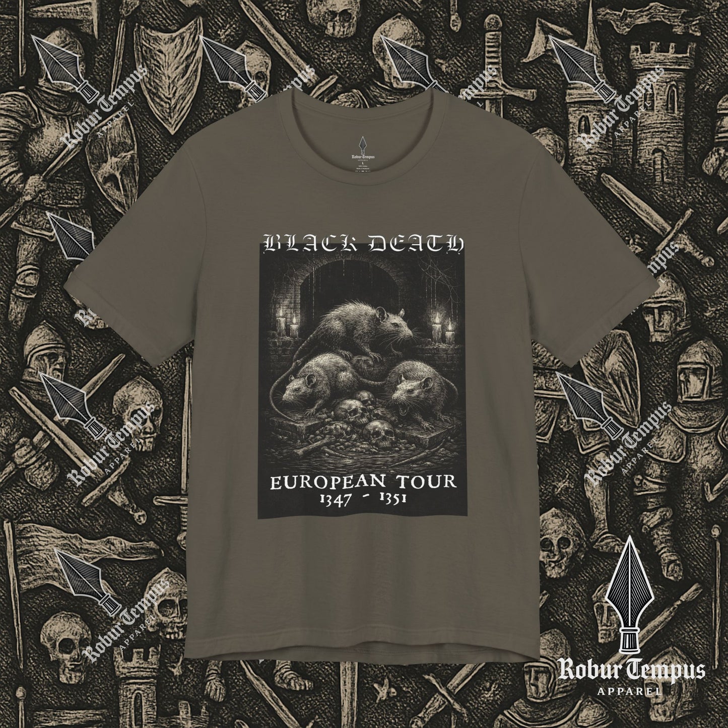 Black Death European Tour 2 Graphic T-Shirt