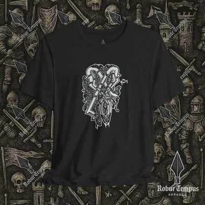 Nordic Dragon Pattern T-Shirt