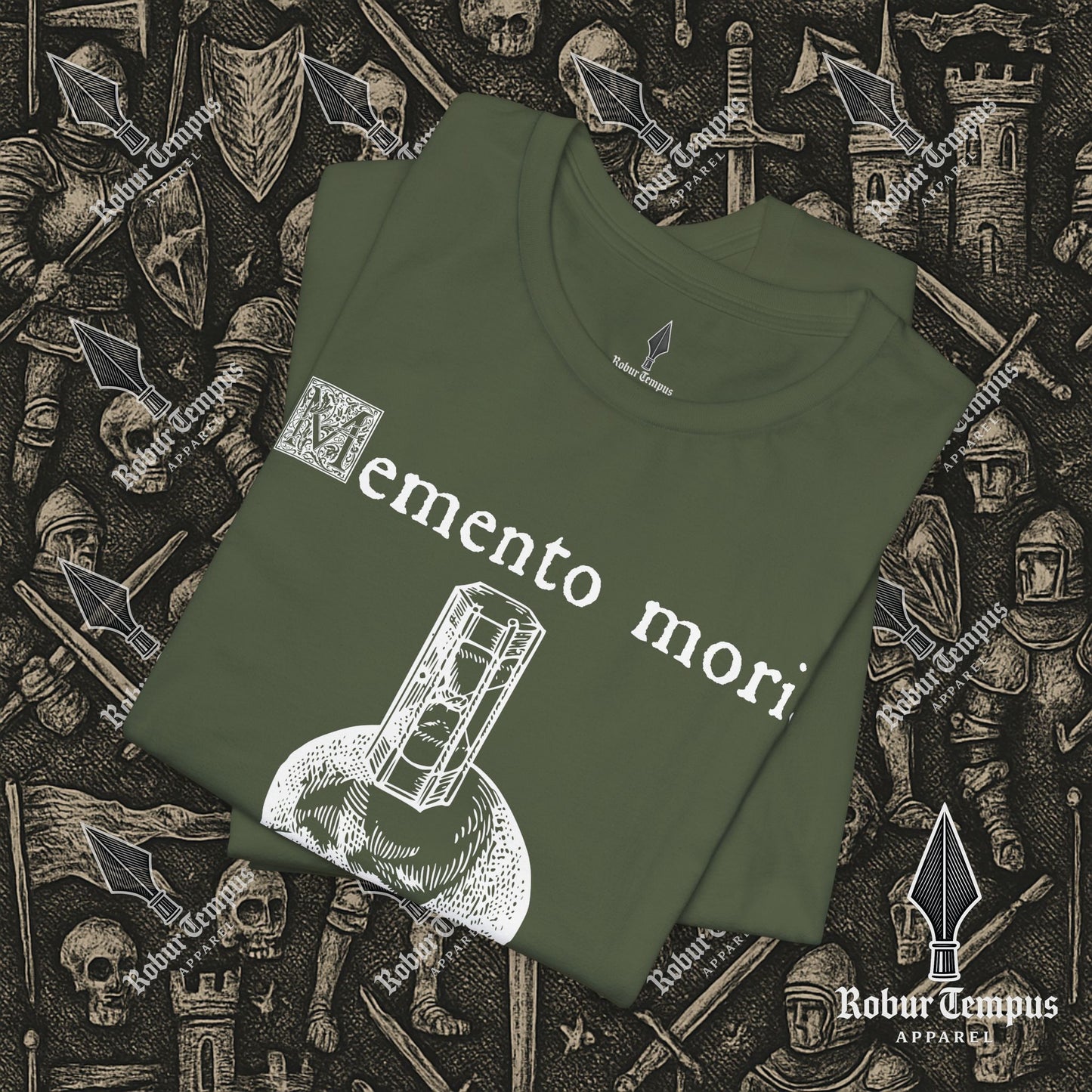 Memento Mori Skull Hourglass T-Shirt