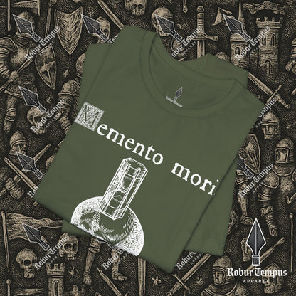 Memento Mori Skull Hourglass T-Shirt