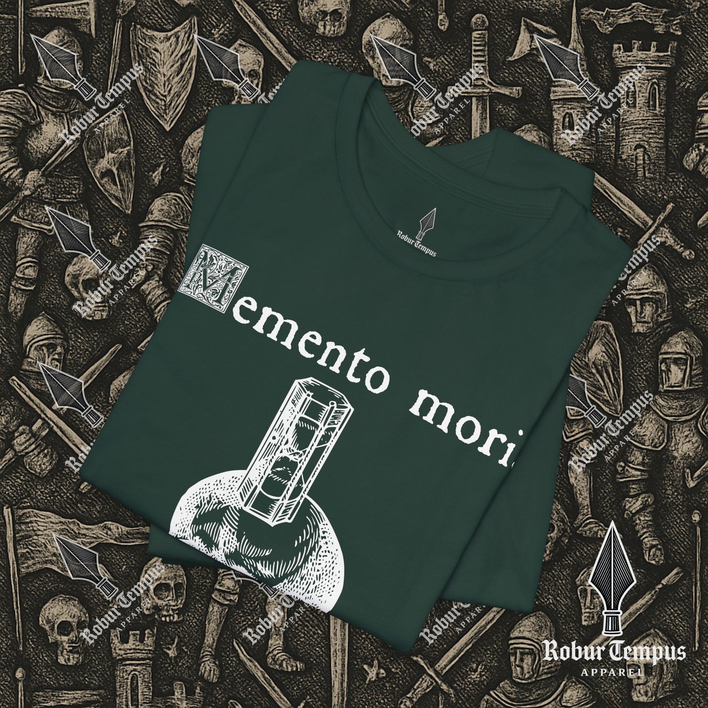 Memento Mori Skull Hourglass T-Shirt