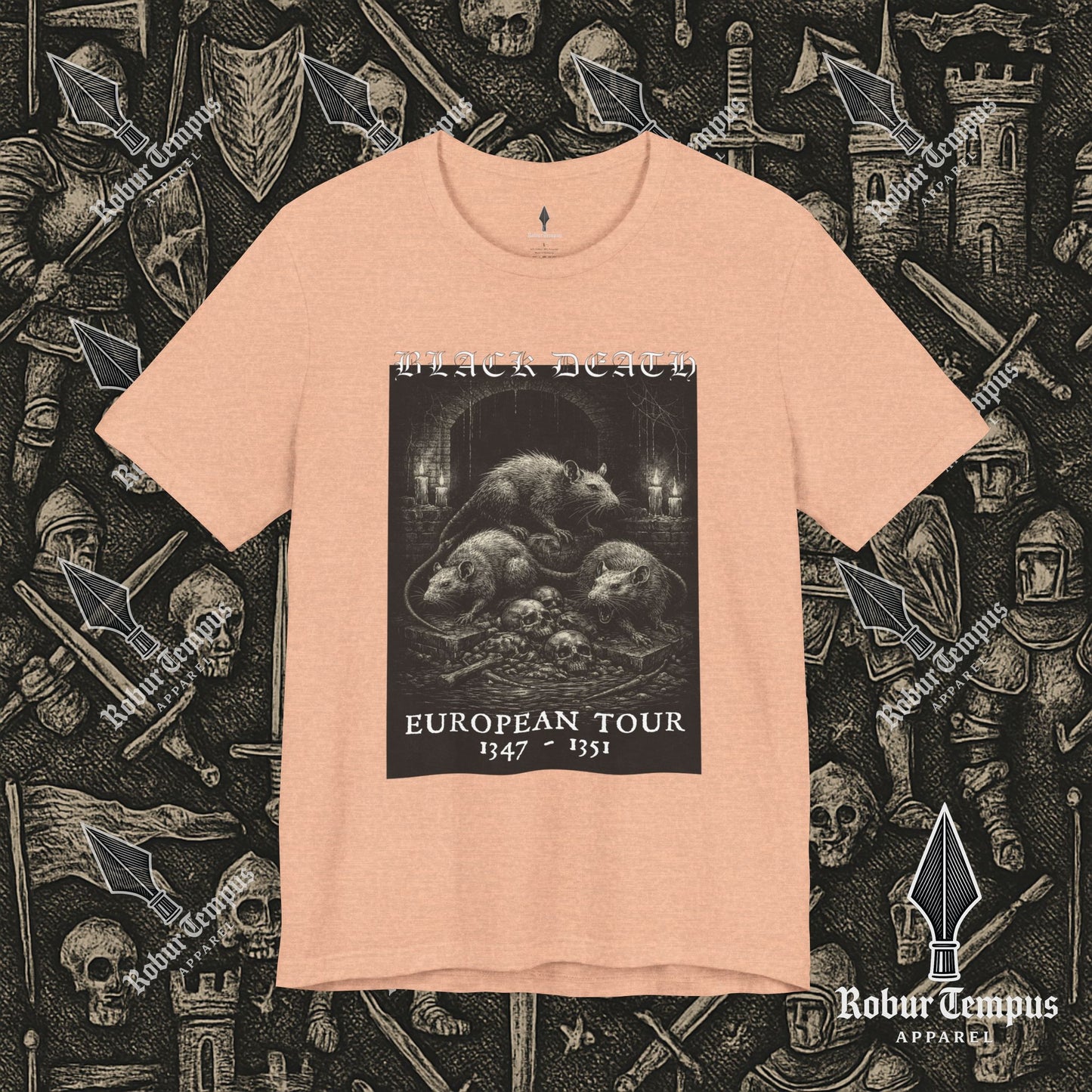 Black Death European Tour 2 Graphic T-Shirt