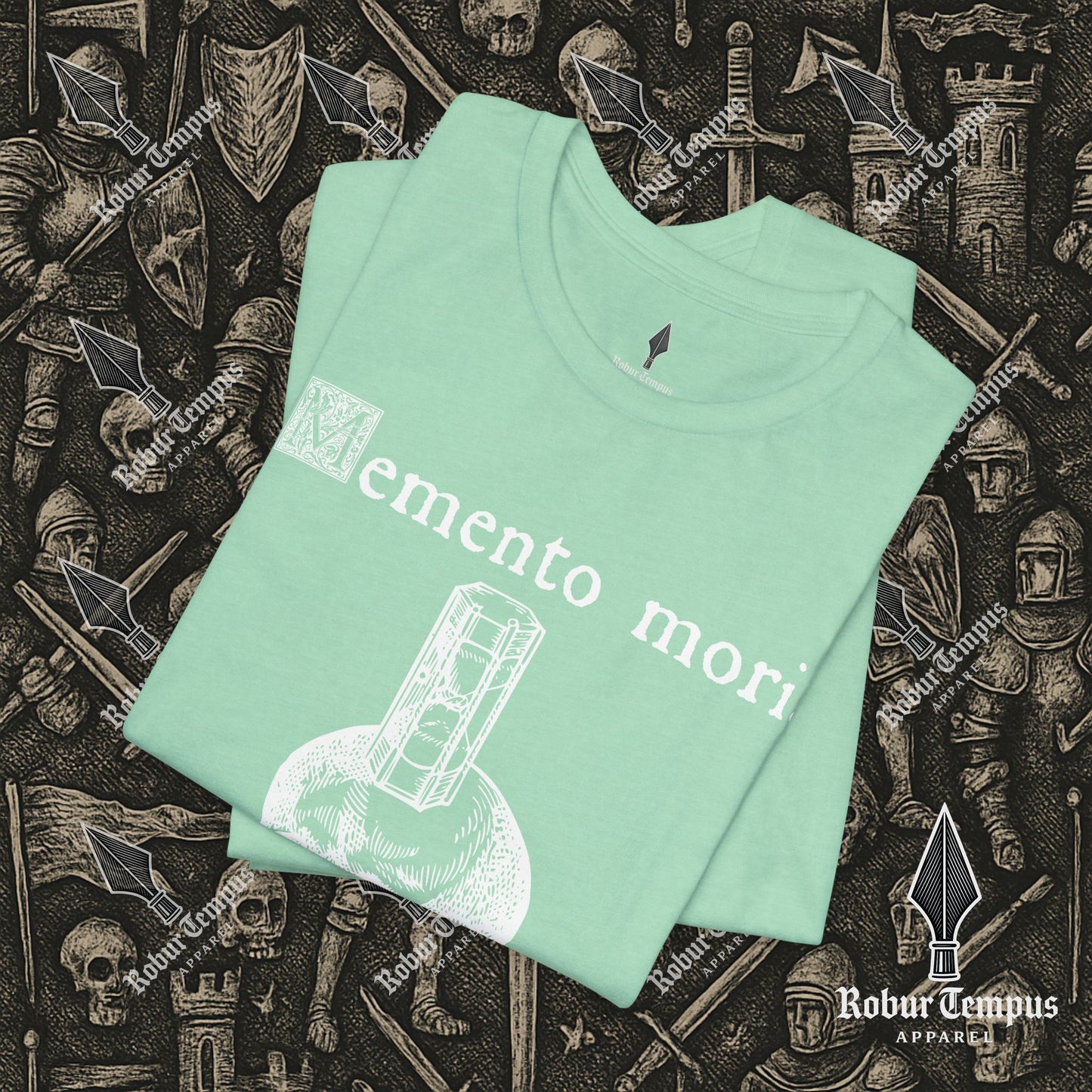 Memento Mori Skull Hourglass T-Shirt