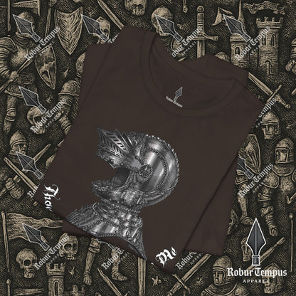 Thou Shall Not Thread On Me Helmet T-Shirt