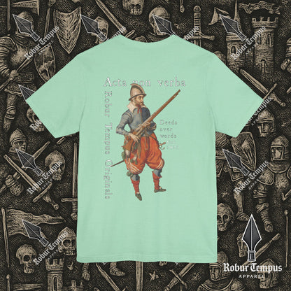 Acta non verba back print T-Shirt