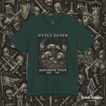 Black Death European Tour 2 Graphic T-Shirt