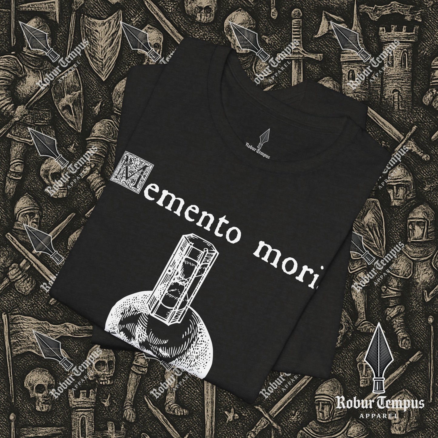 Memento Mori Skull Hourglass T-Shirt