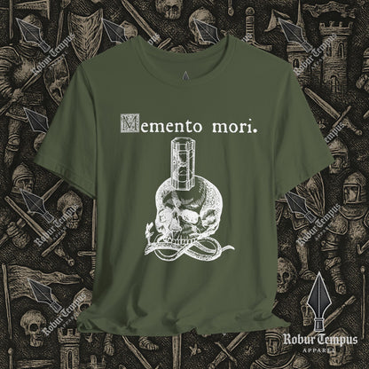 Memento Mori Skull Hourglass T-Shirt
