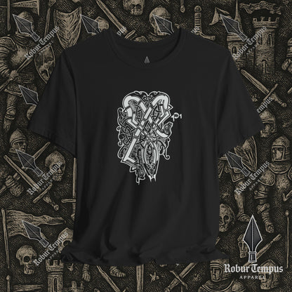 Nordic Dragon Pattern T-Shirt