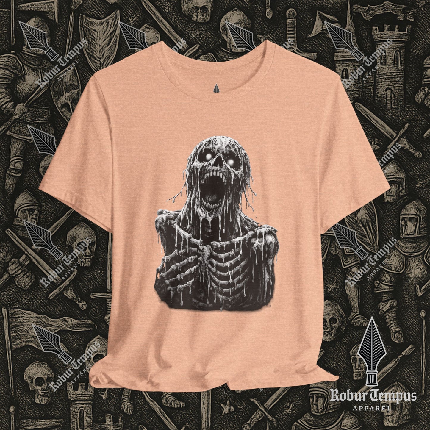 Screaming Skeleton Graphic T-Shirt