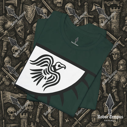 Norse Raven Banner Graphic T-Shirt