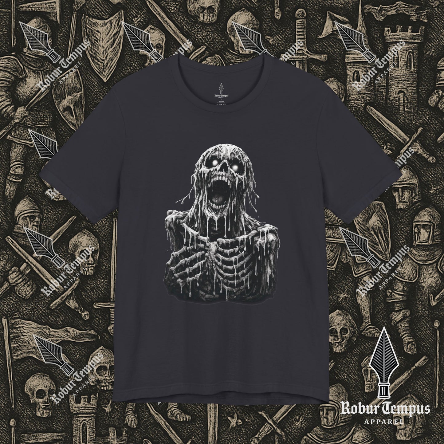 Screaming Skeleton Graphic T-Shirt