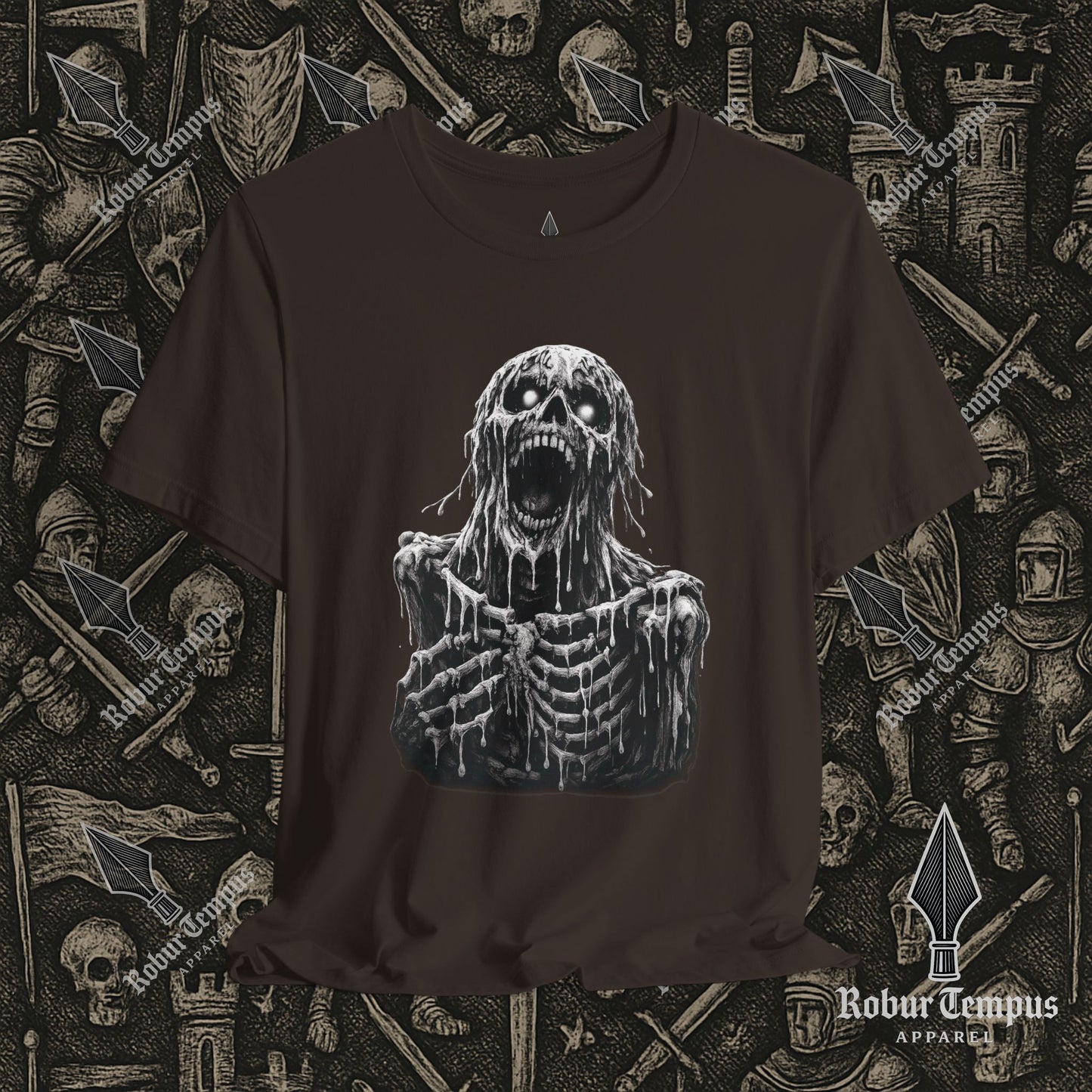 Screaming Skeleton Graphic T-Shirt